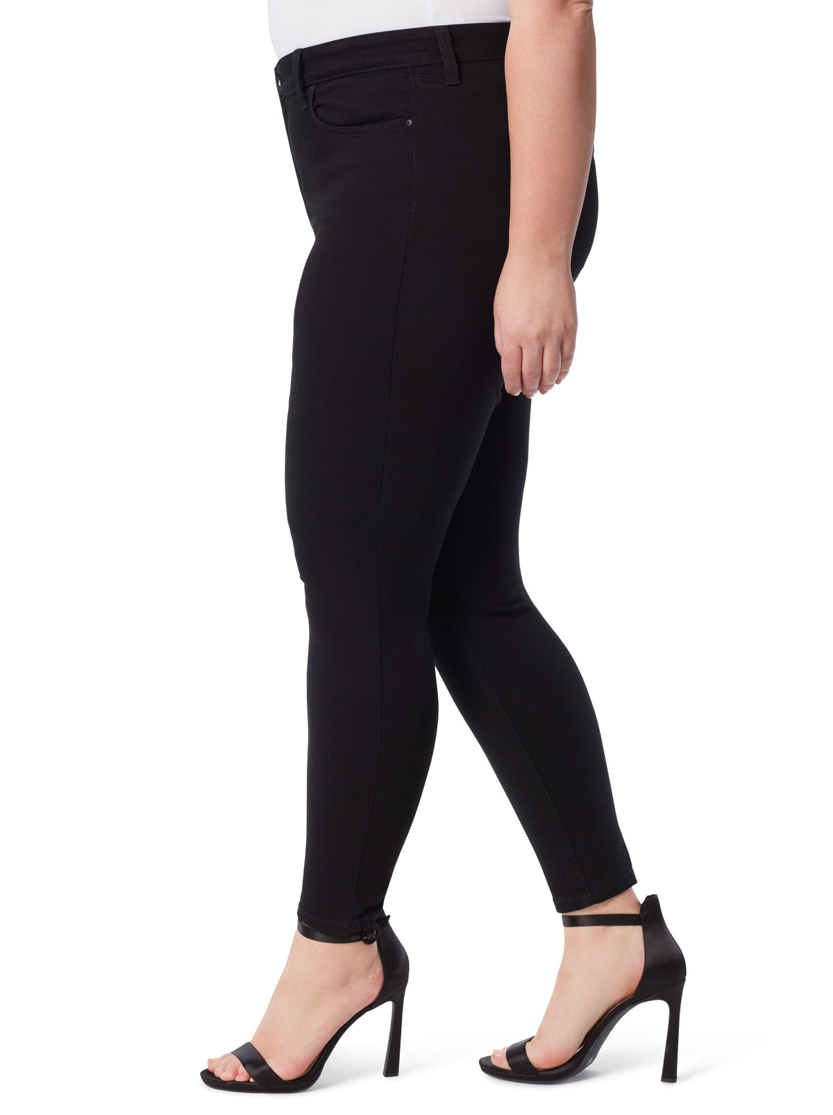 Jessica Simpson Women Adored High Rise Ankle Skinny Jeans in Black