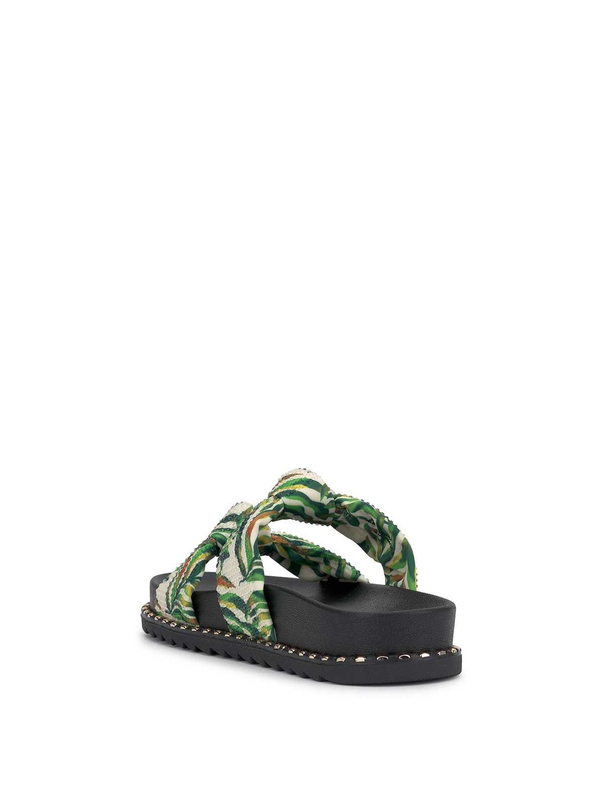 Jessica Simpson Women Caralyna Flat Sandal in Green Multi