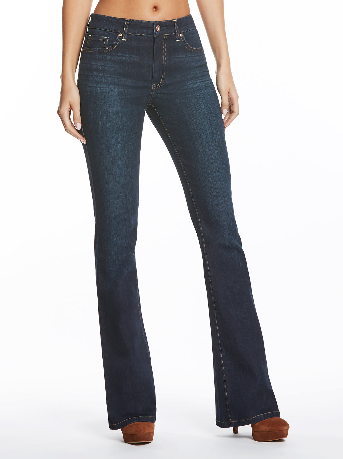 Jessica Simpson Women Adored High Rise Flare in Flawless