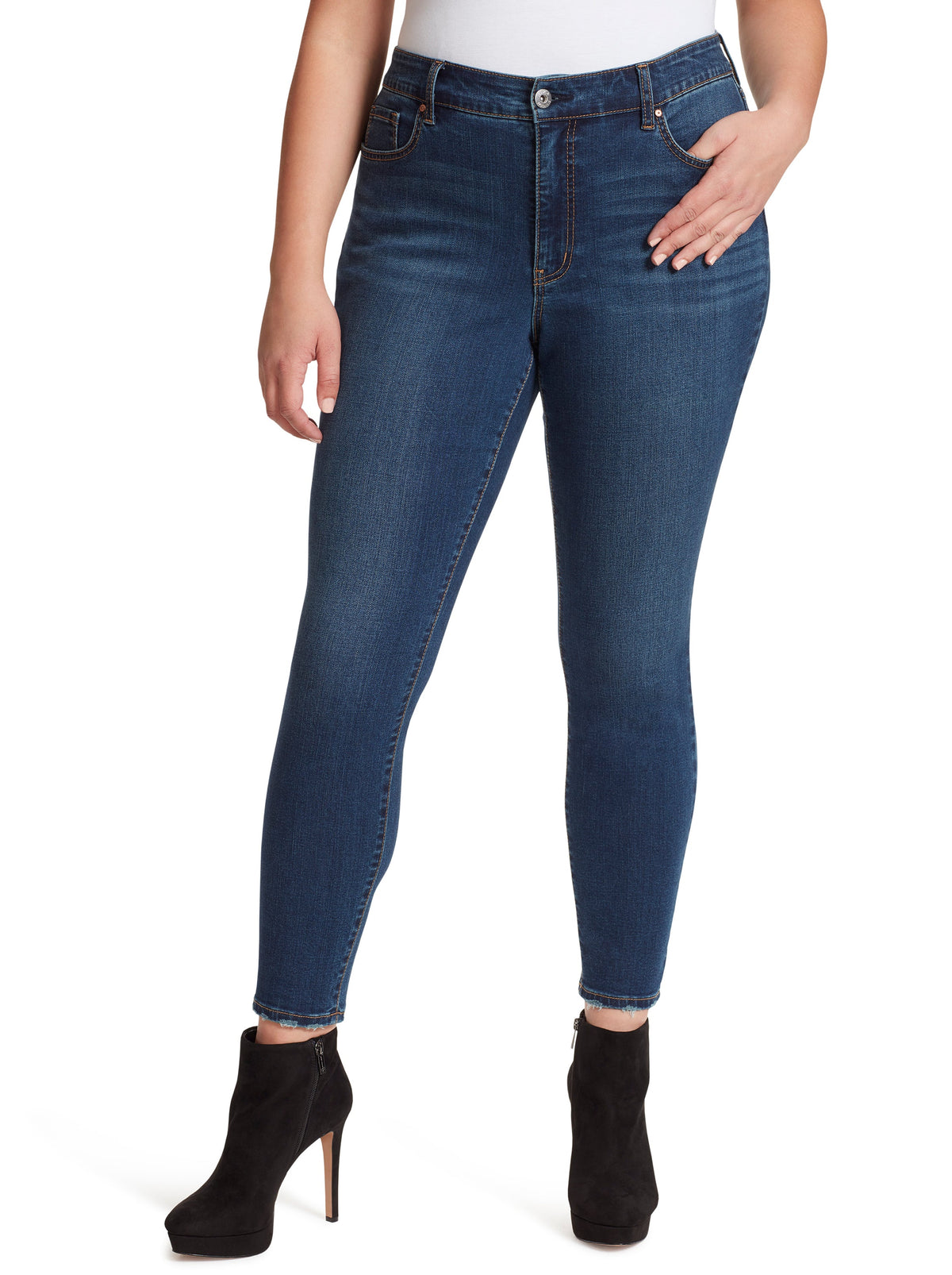 Jessica Simpson Women Adored High Rise Ankle Skinny Jeans in Mia