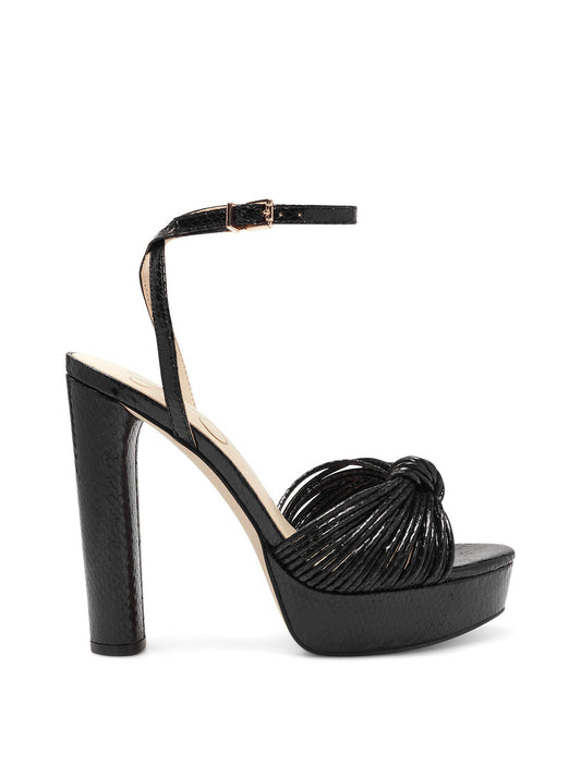 Jessica Simpson Women Immie Platform Sandal in Black Snake