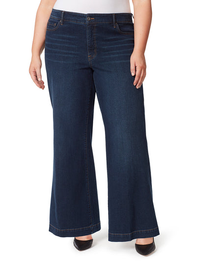 Jessica Simpson Women True Love Wide Leg Trouser Jeans in Ditto