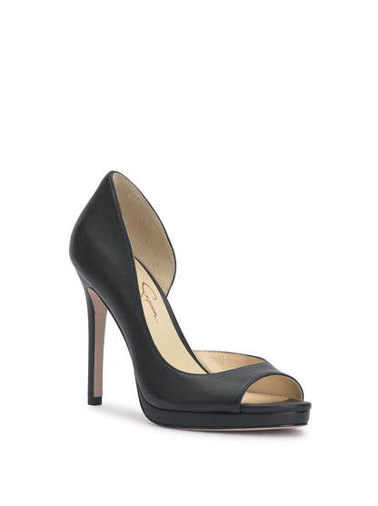 Jessica Simpson Women Kimli Peep Toe Pump in Black
