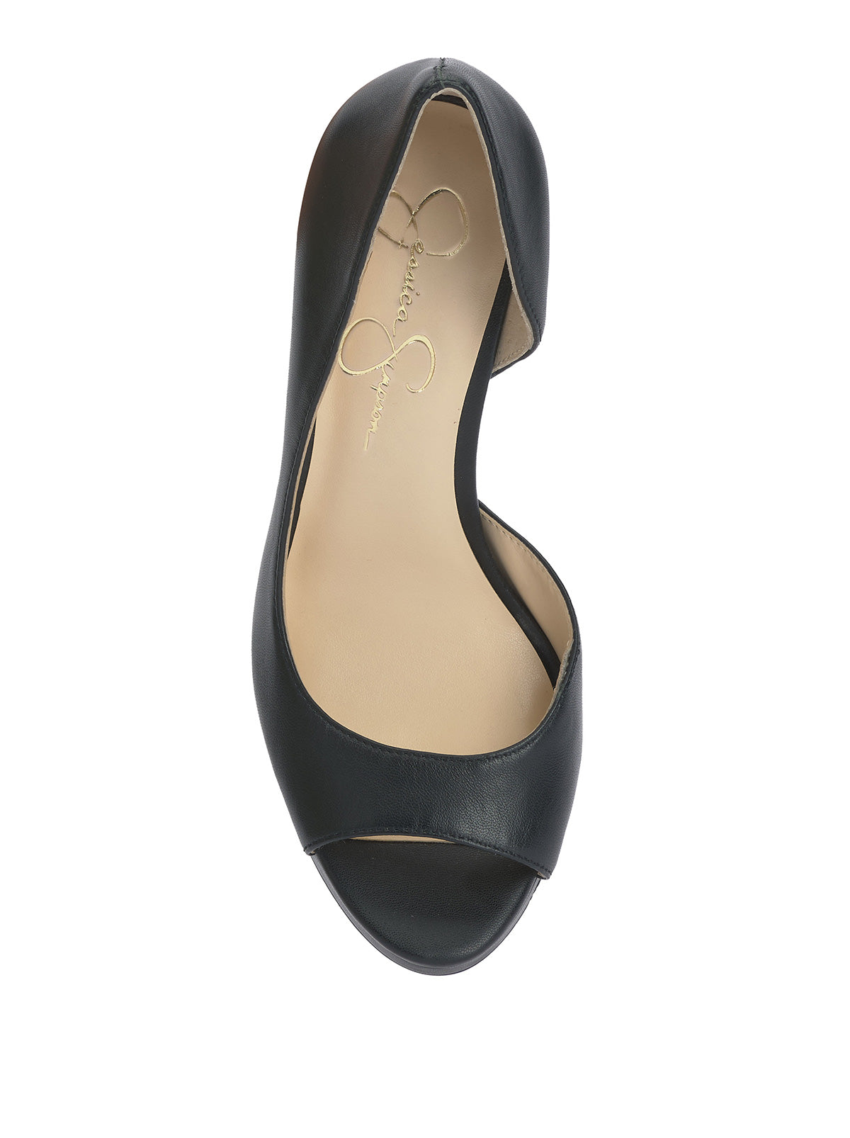 Jessica Simpson Women Kimli Peep Toe Pump in Black
