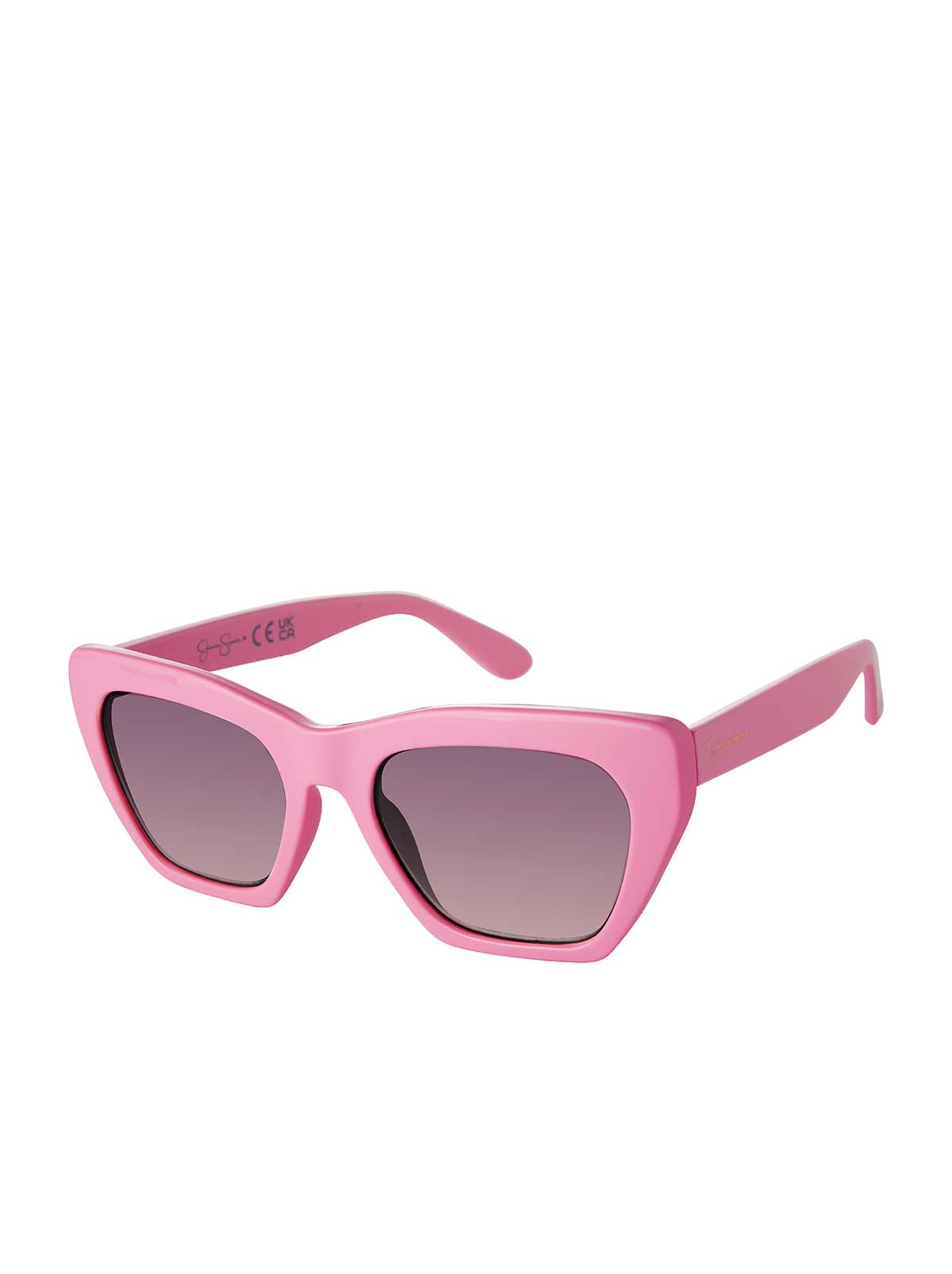 Jessica Simpson Accessories Vintage Cat Eye Sunglasses in Pink
