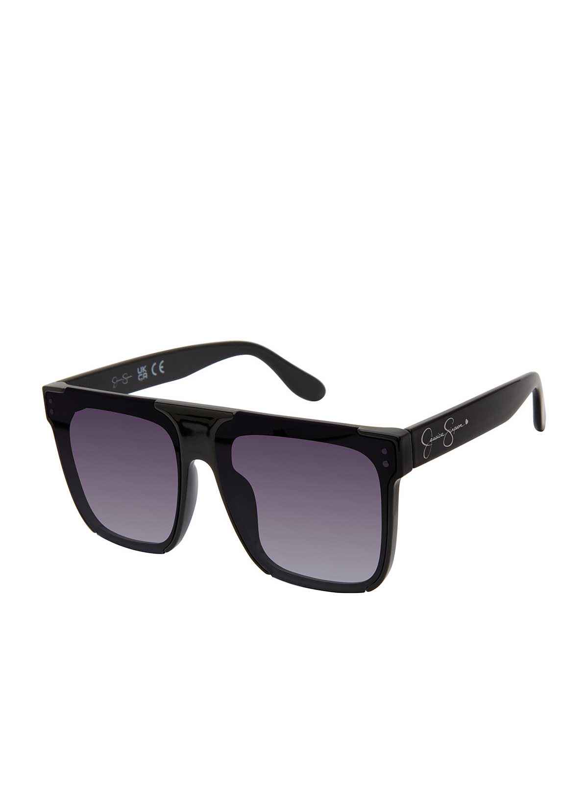 Jessica Simpson Accessories Oversized Square Sunglasses in Black