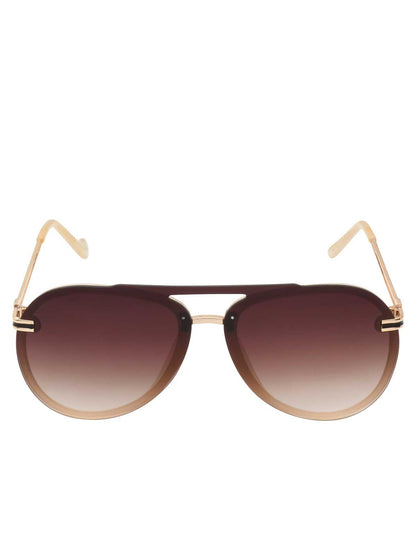 Jessica Simpson Accessories Metal Aviator Sunglasses in Nude