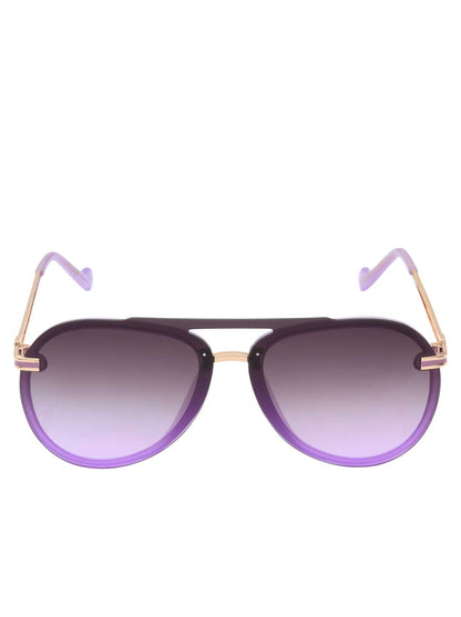 Jessica Simpson Accessories Metal Aviator Sunglasses in Light Purple