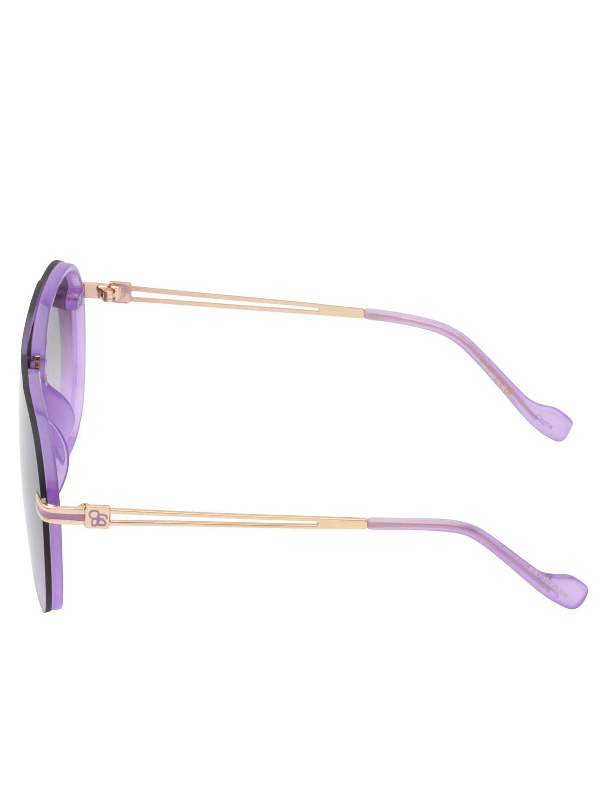 Jessica Simpson Accessories Metal Aviator Sunglasses in Light Purple