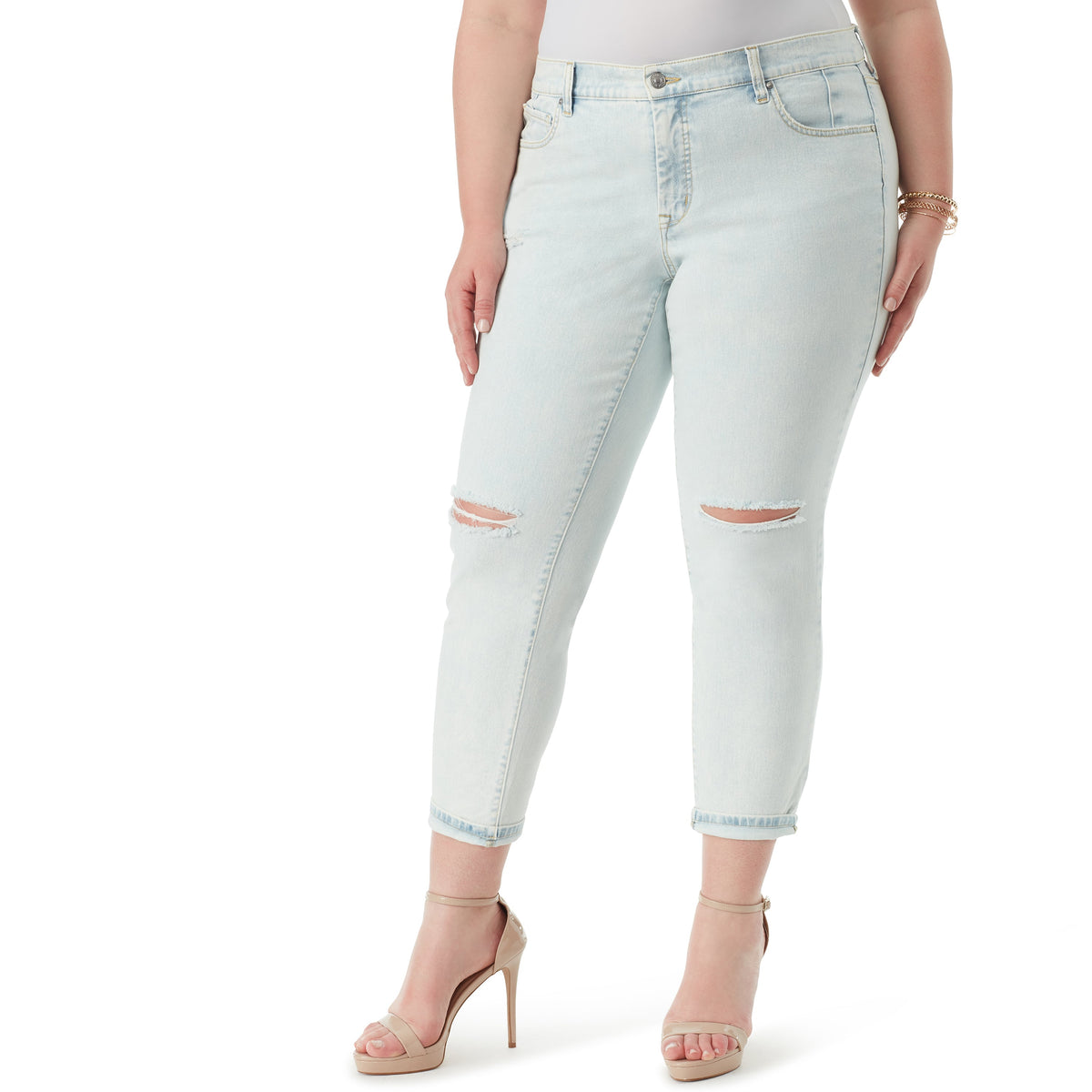 Jessica Simpson Women Mika Best Friend Slouchy Skinny in Enlighten