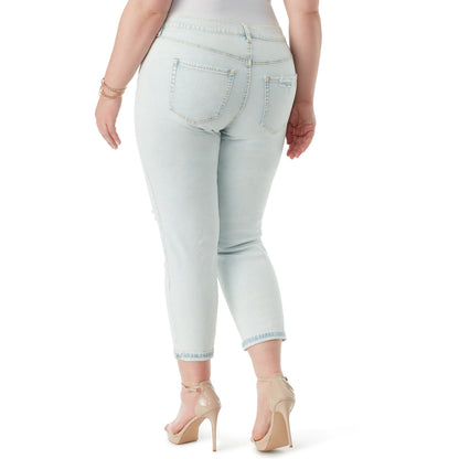 Jessica Simpson Women Mika Best Friend Slouchy Skinny in Enlighten