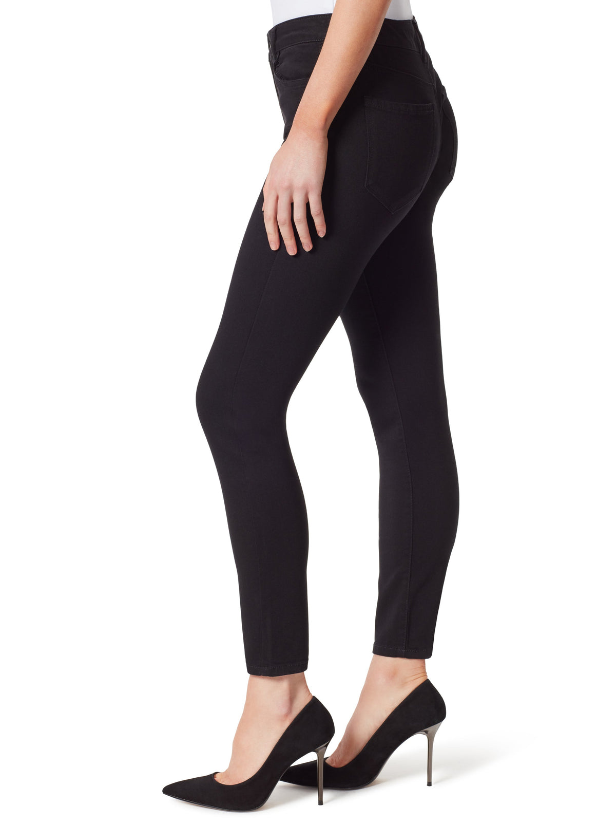 Jessica Simpson Women Adored High Rise Ankle Skinny Jeans in Black