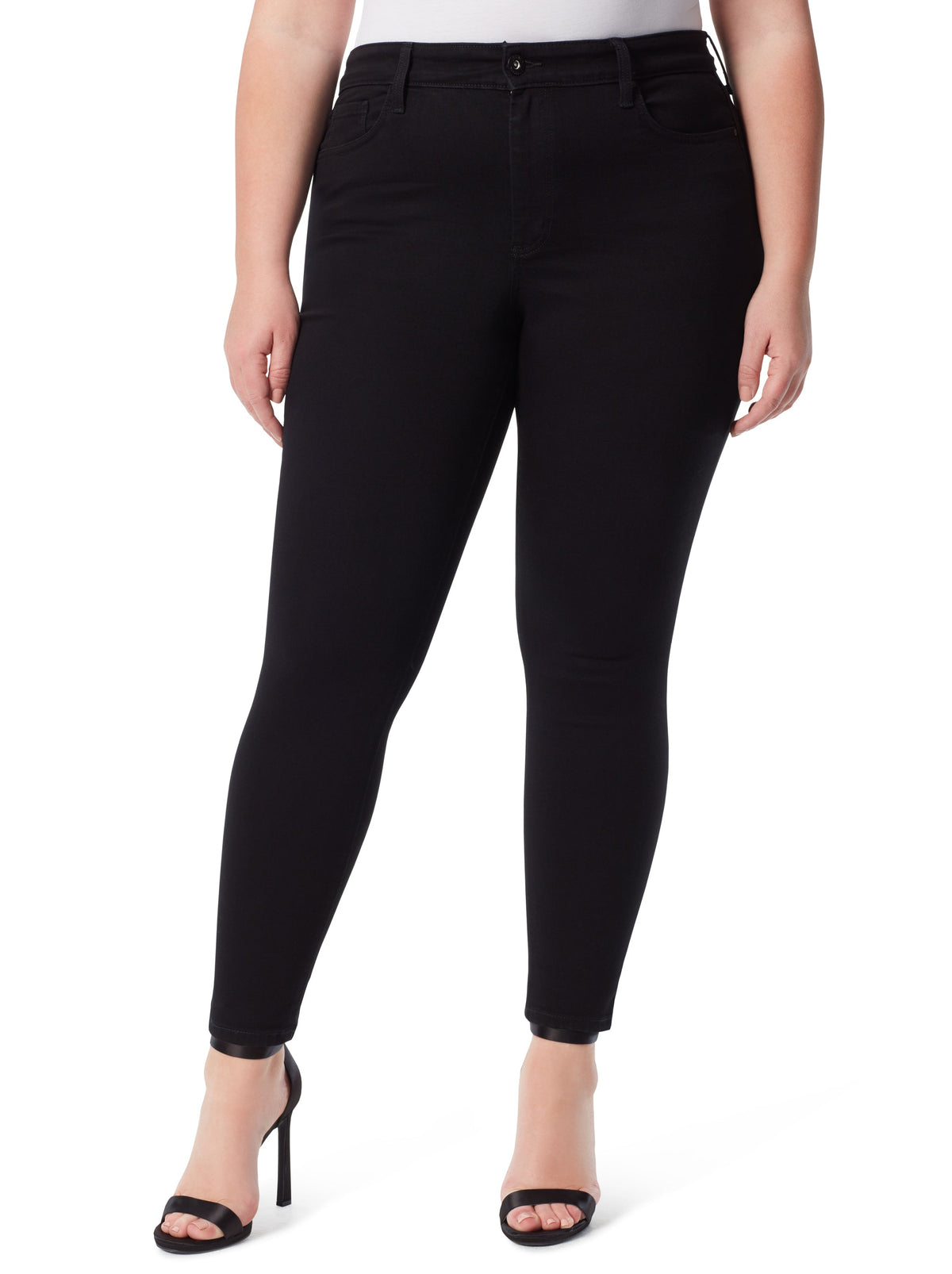 Jessica Simpson Women Adored High Rise Ankle Skinny Jeans in Black