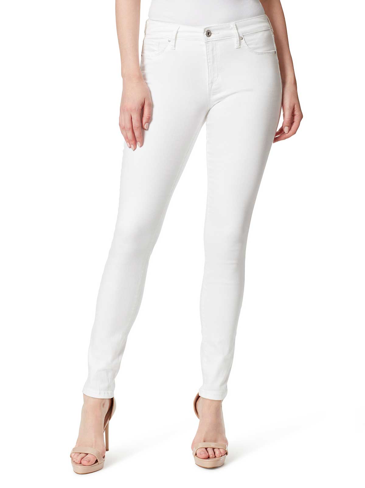 Jessica Simpson Women Kiss Me Skinny Jeans in White