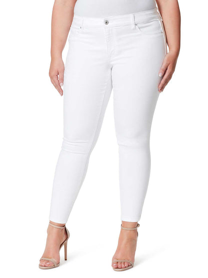 Jessica Simpson Women Kiss Me Skinny Jeans in White