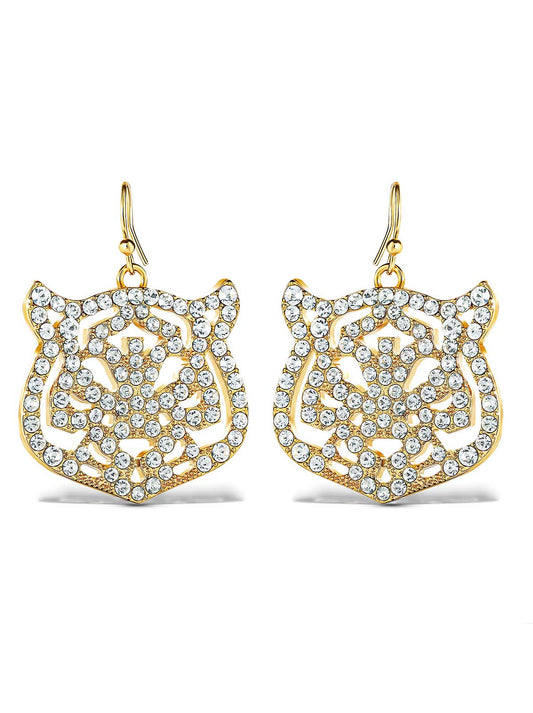 Jessica Simpson Accessories Tiger Drop Earrings