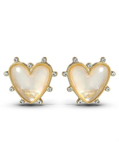 Jessica Simpson Accessories Heart Stud Earrings