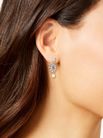Jessica Simpson Accessories Evil Eye Dangle Earrings