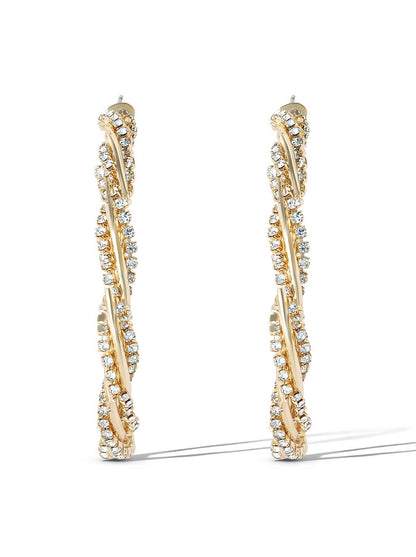 Jessica Simpson Accessories Spiral Hoop Earrings