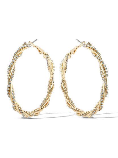 Jessica Simpson Accessories Spiral Hoop Earrings