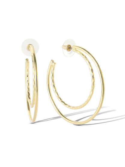Jessica Simpson Accessories Double Hoop Earrings