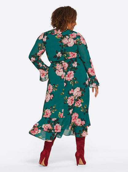 Jessica Simpson Women Aneesa Dress in Cosmic Rosettes
