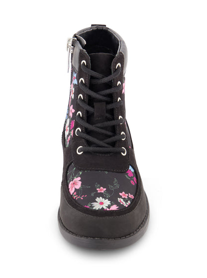 Jessica Simpson Women Girls' Daria Lace Moto Boot in Black