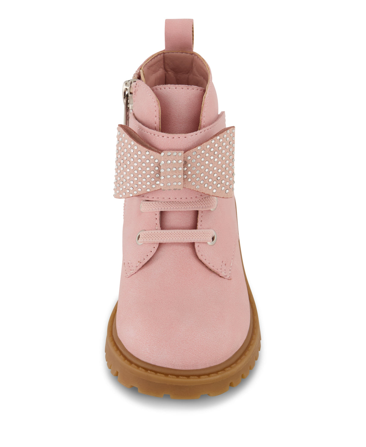 Jessica Simpson Women Toddler Daria Bow Moto Boot in Blush