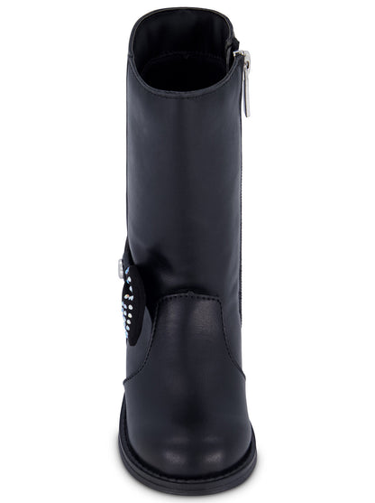Jessica Simpson Women Toddler Evie Bow Tall Boot in Black