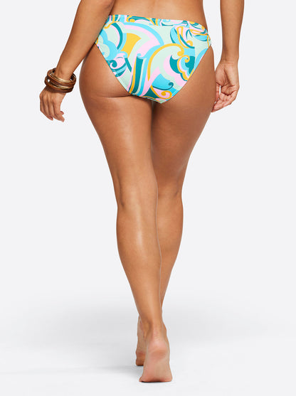 Jessica Simpson Women Dream State String Side Hipster in Blue Multi