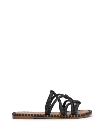 Jessica Simpson Women Briellea Embellished Sandal in Black