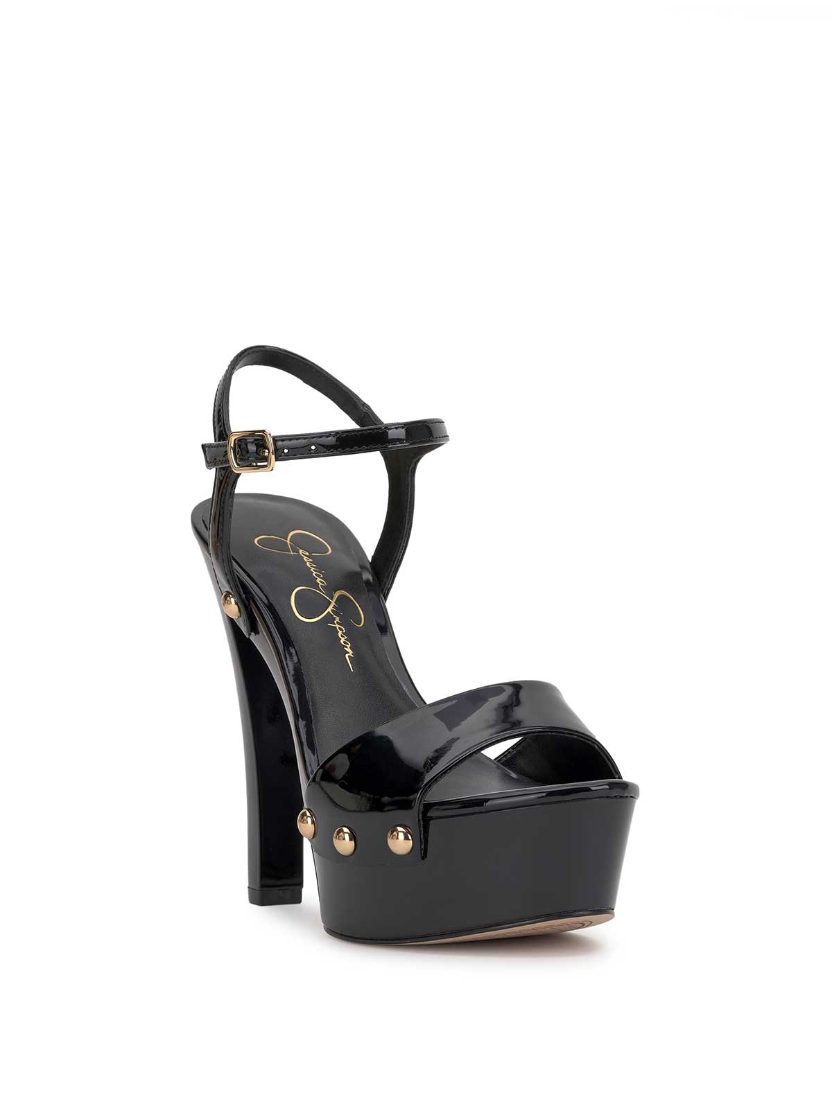 Jessica Simpson Women Calenta Studded Platform in Black