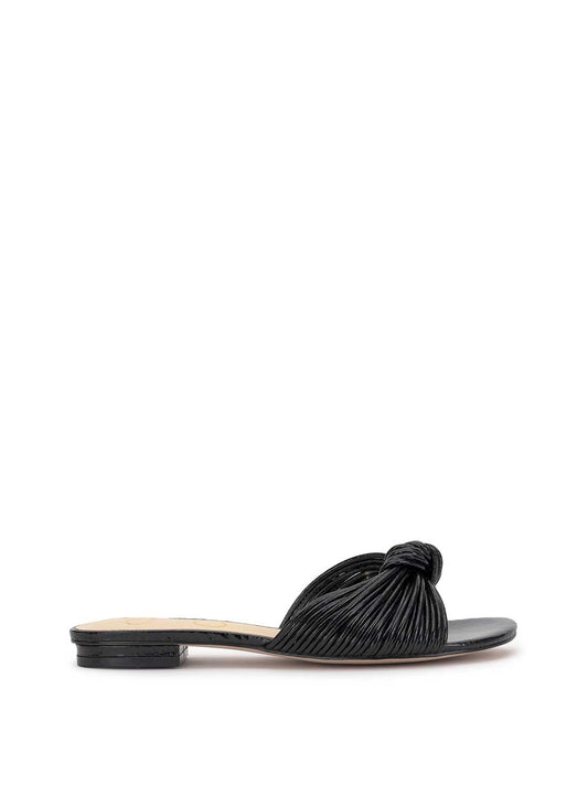 Jessica Simpson Women Dydra Knotted Flat Sandal in Black