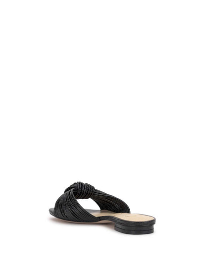 Jessica Simpson Women Dydra Knotted Flat Sandal in Black