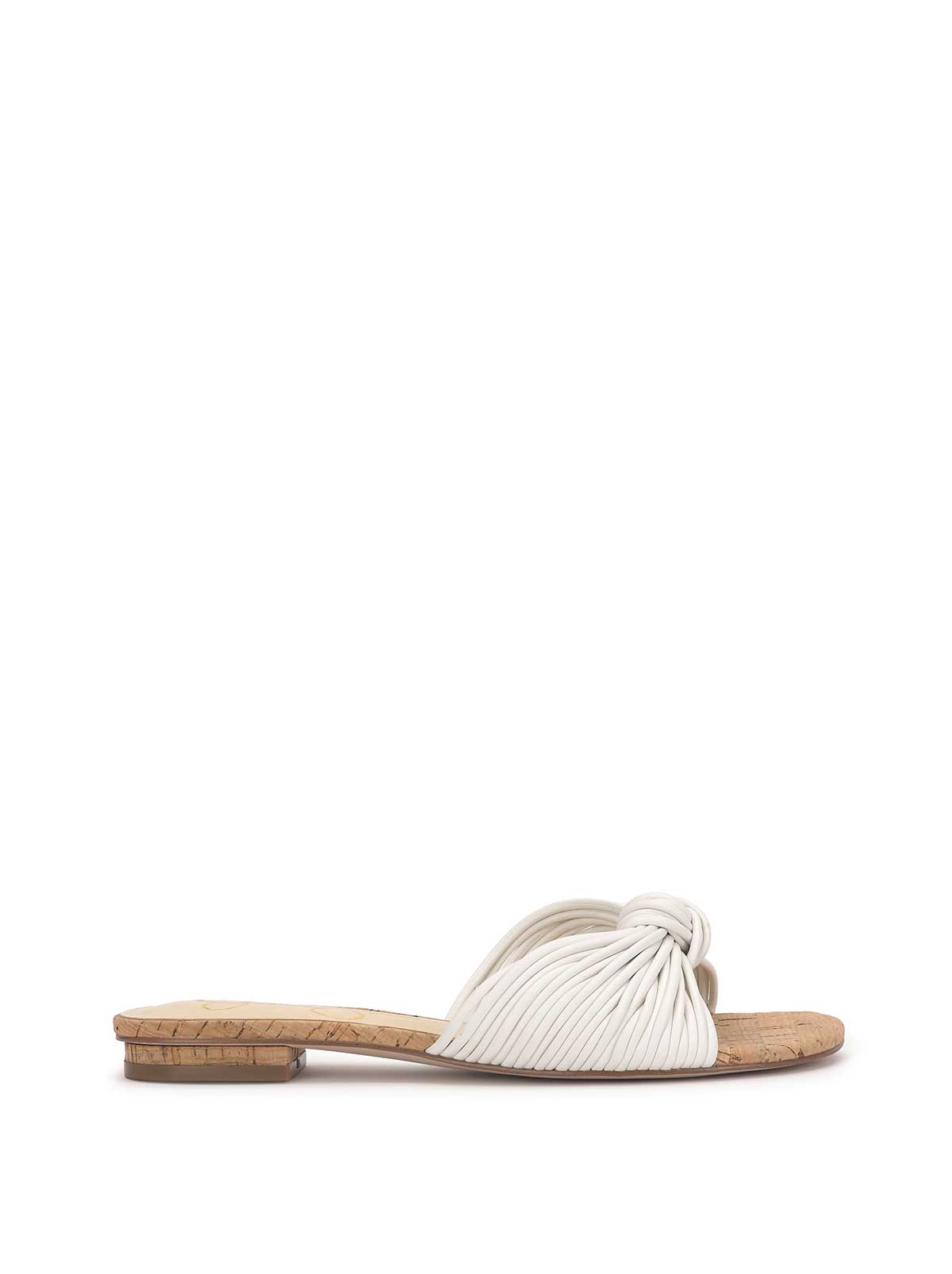 Jessica Simpson Women Dydra Knotted Flat Sandal in White