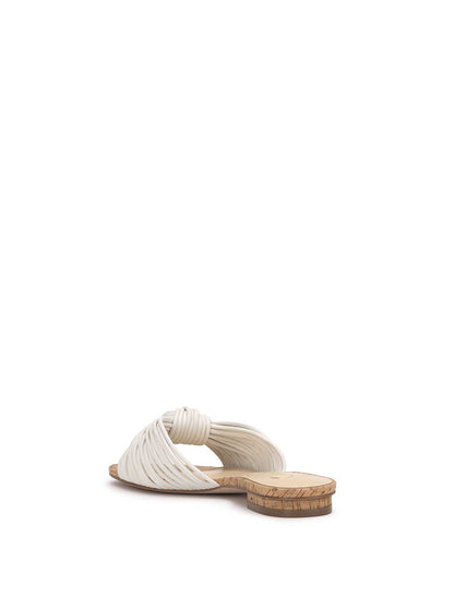 Jessica Simpson Women Dydra Knotted Flat Sandal in White