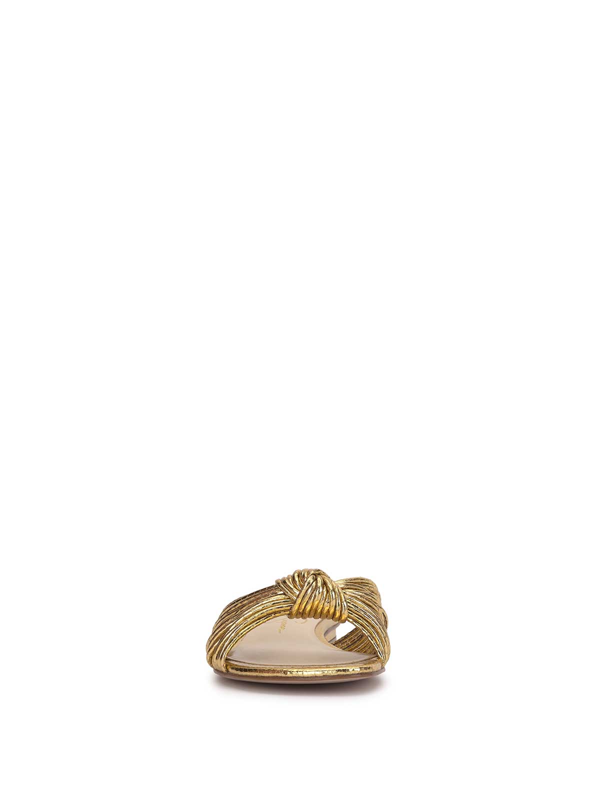 Jessica Simpson Women Dydra Knotted Flat Sandal in Gold