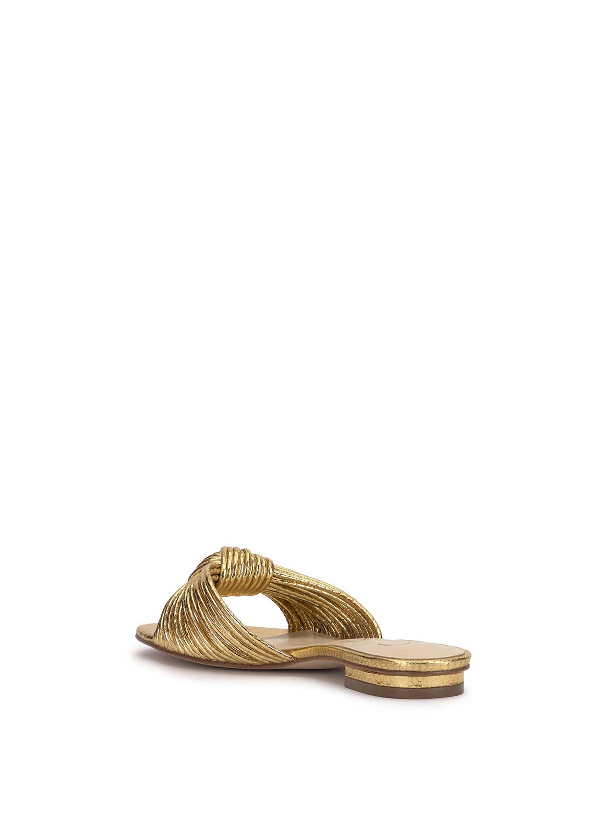 Jessica Simpson Women Dydra Knotted Flat Sandal in Gold