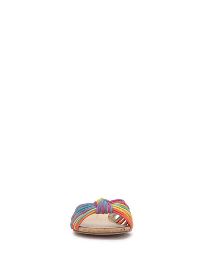 Jessica Simpson Women Dydra Knotted Flat Sandal in Multi Stripe