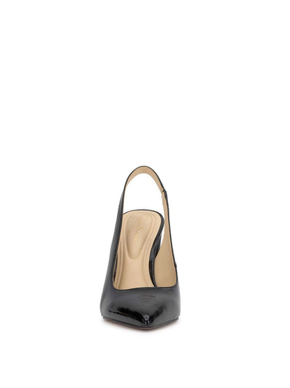 Jessica Simpson Women Noula Slingback Pointed Toe Pump in Black Patent