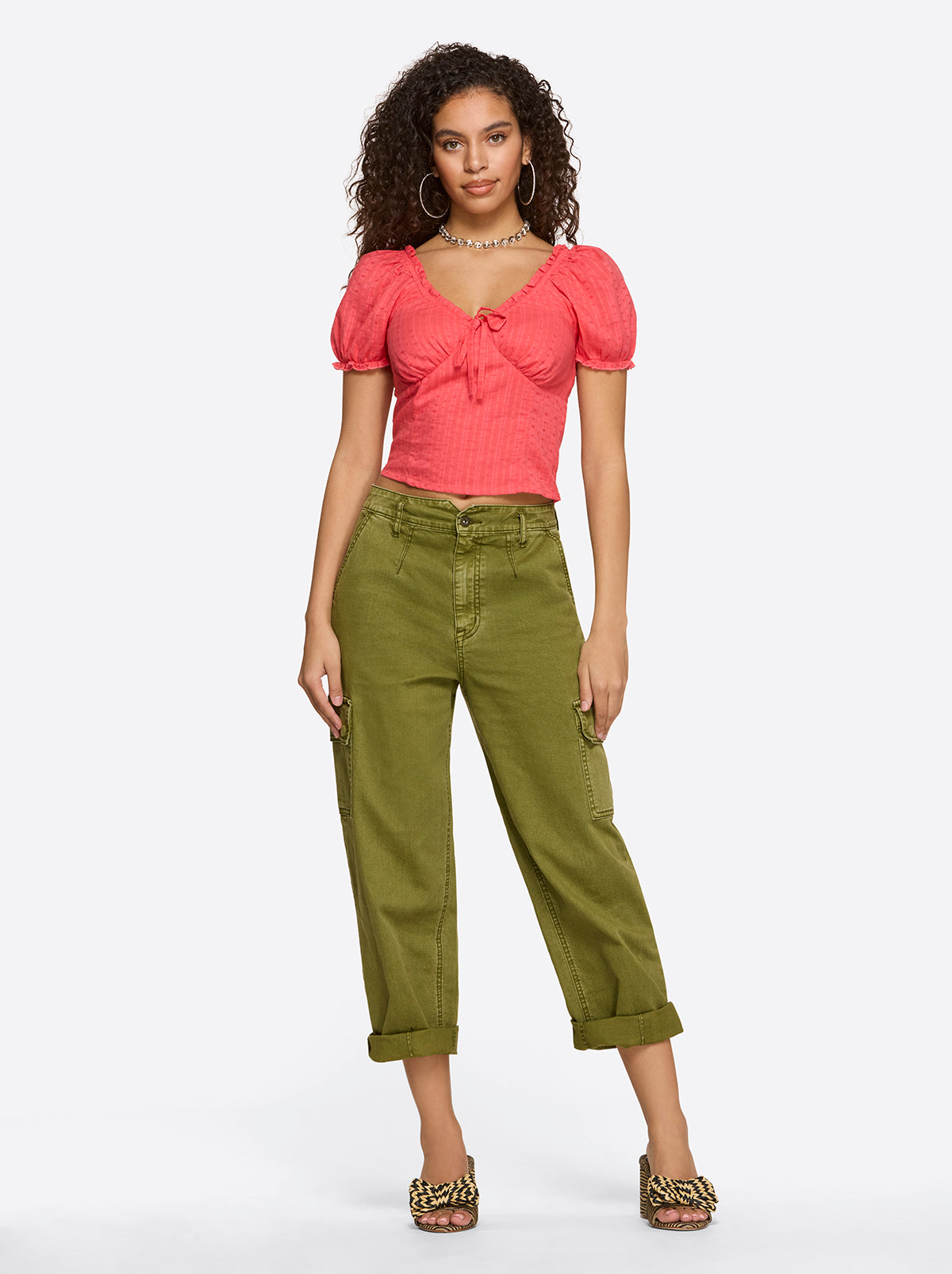 Jessica Simpson Women Allie Utility Bottom in Mayfly