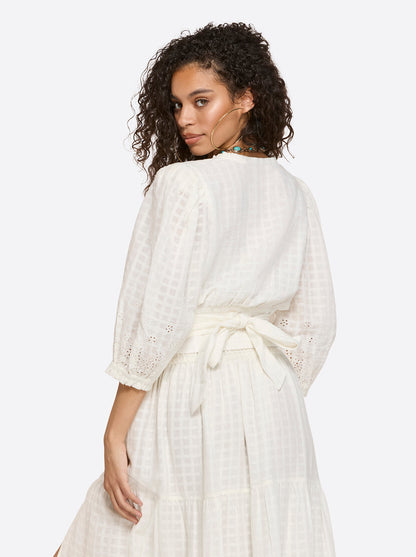 Jessica Simpson Women Patsy Top in Gardenia
