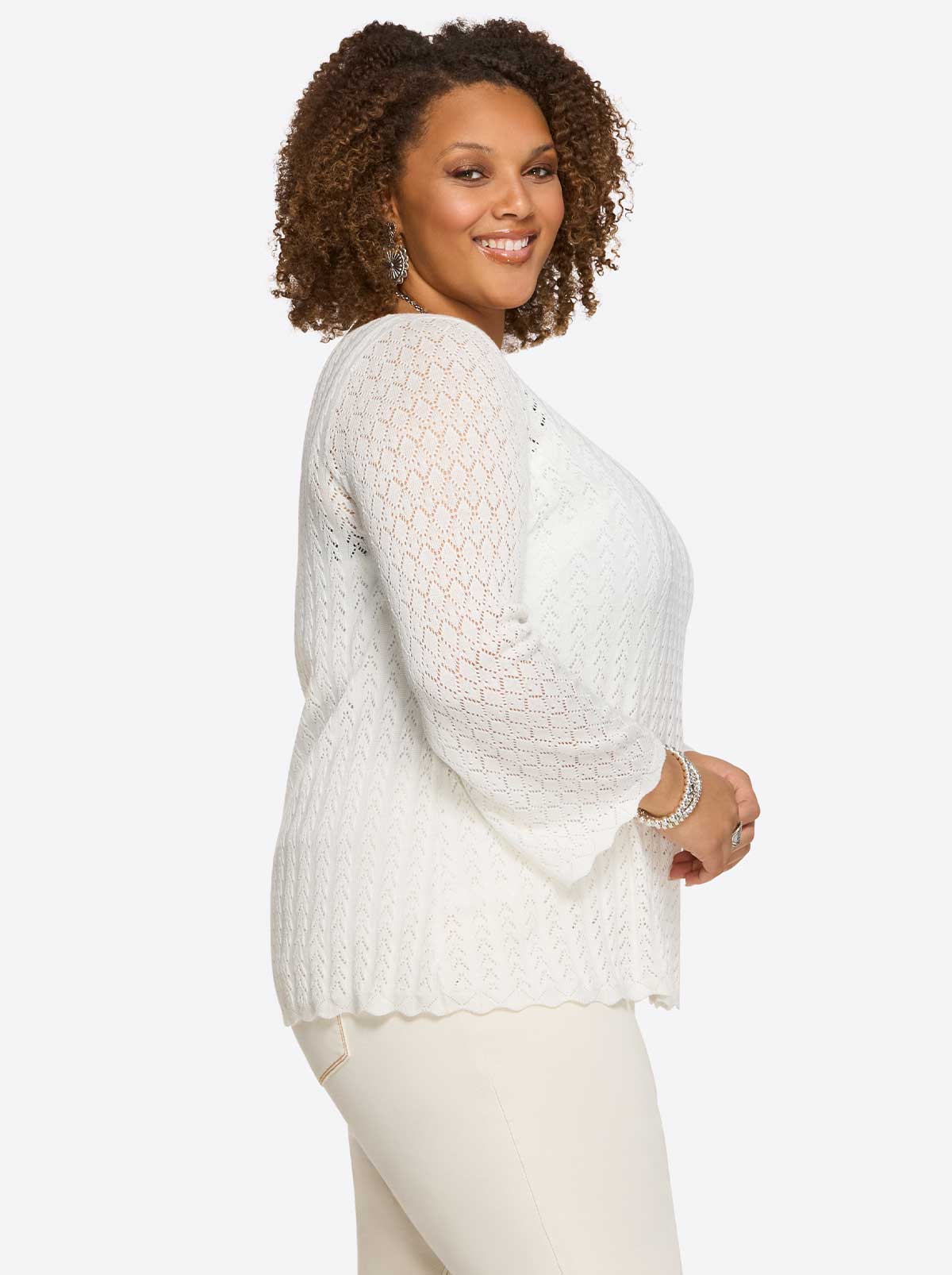 Jessica Simpson Women Dreamer Top in Gardenia