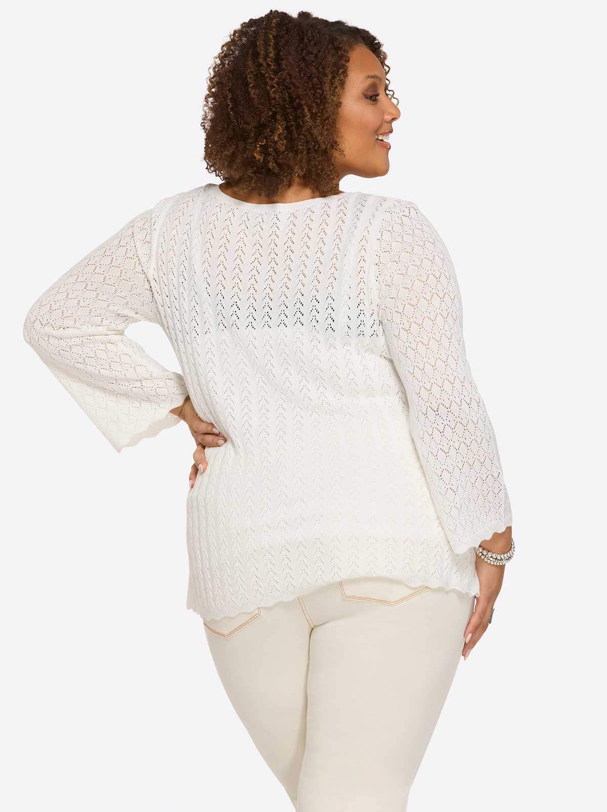 Jessica Simpson Women Dreamer Top in Gardenia