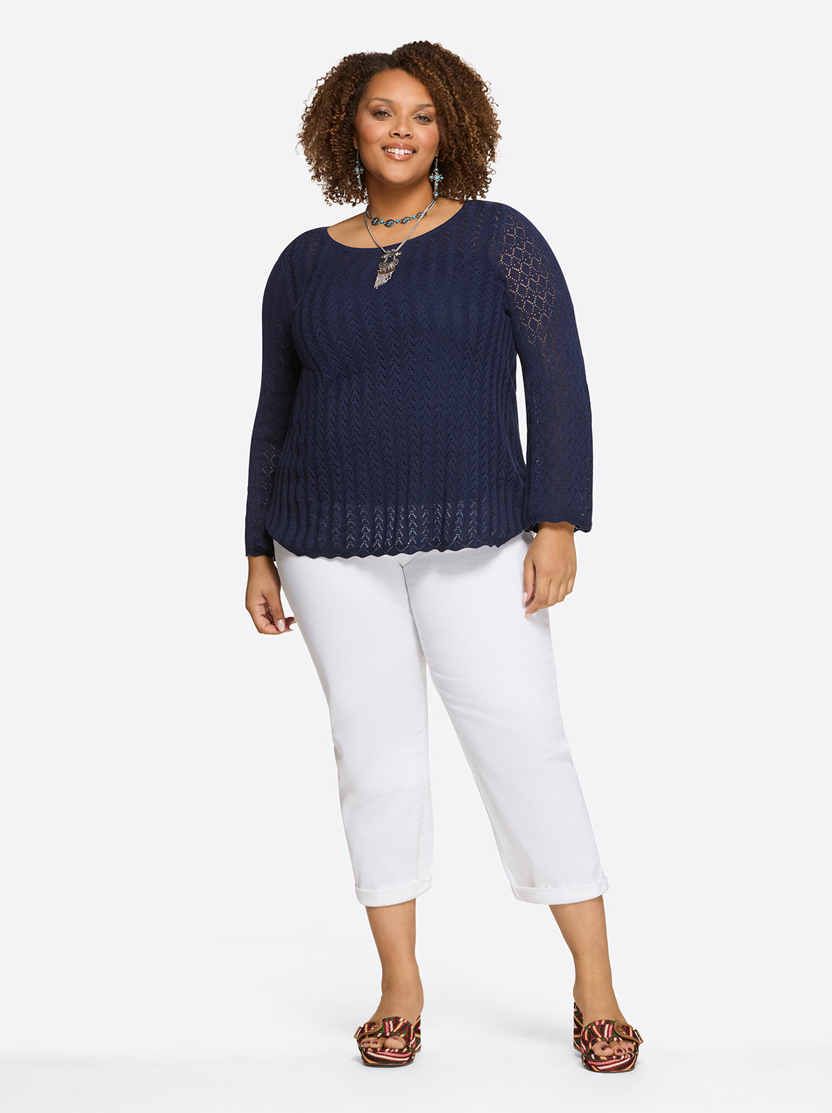 Jessica Simpson Women Dreamer Top in Ocean Cavern