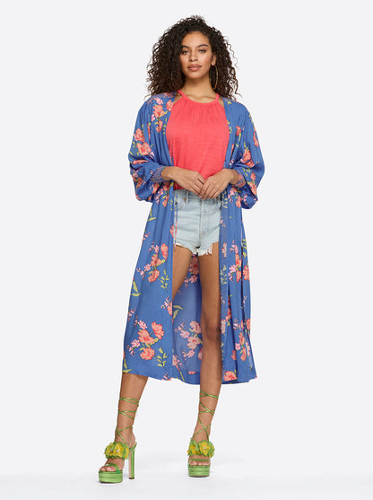 Jessica Simpson Women Amalia Kimono in Happy Floret