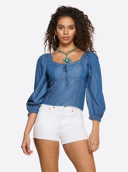 Jessica Simpson Women Illona Bustier Top in Premium