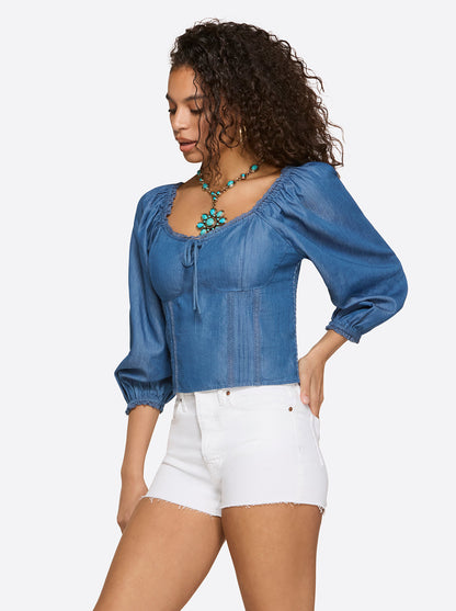 Jessica Simpson Women Illona Bustier Top in Premium