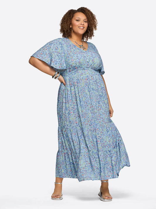 Jessica Simpson Women Naomi Dress in Decorative Blossoms