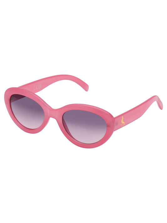 Jessica Simpson Accessories Round Cat Eye Sunglasses in Pink